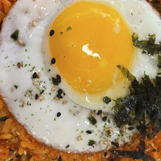 Kimchi Fried Rice with Egg