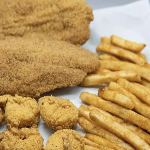 2 Catfish & 6 Shrimps Basket