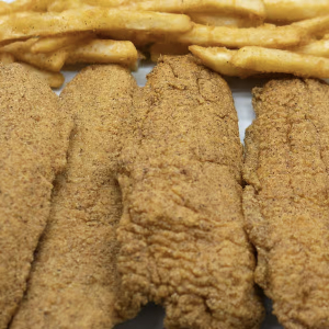 4 Catfish Fillets Basket