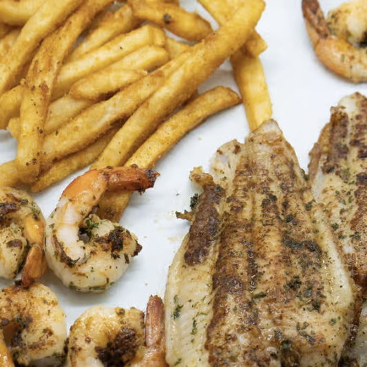 2 Grilled Catfish & 6 Grilled Shrimps