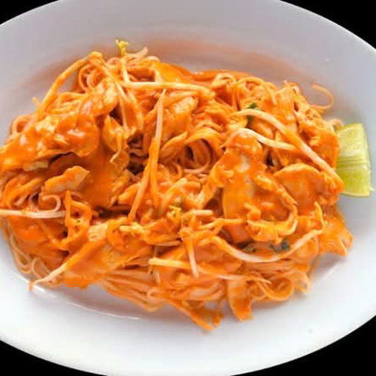 307. Pad Thai Stir-Fried Rice Noodles with Chicken