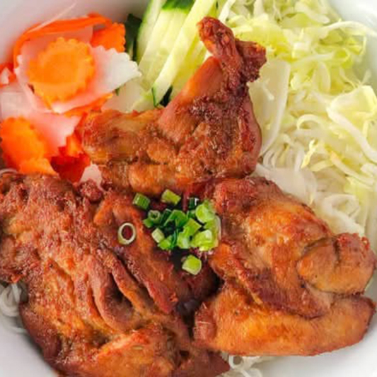 406. Chicken with Vermicelli - Bun Ga