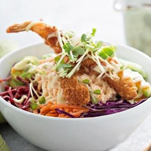 Tempura Shrimp Poke Bowl / 天妇罗虾 Poke