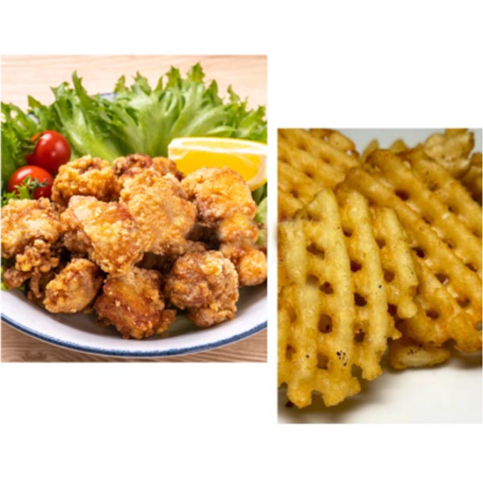 Boneless Fried Chicken + Fries + Random Drink / 无骨炸鸡 + 薯条 + 随机饮品