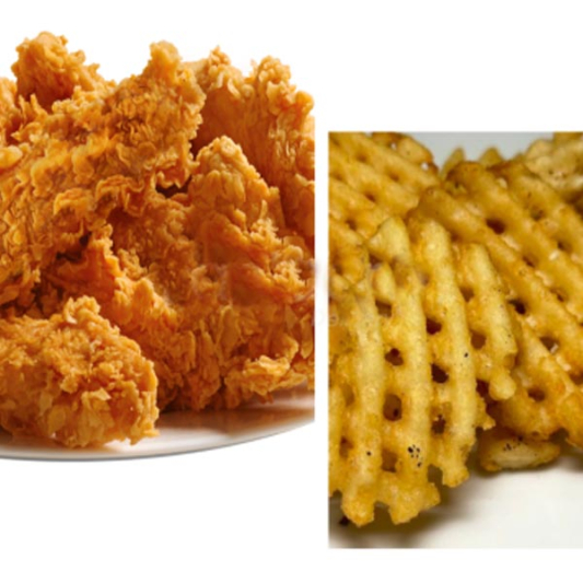 Chicken Tenders + Fries + Random Drink / Tender 鸡柳 + 薯条 + 随机饮品