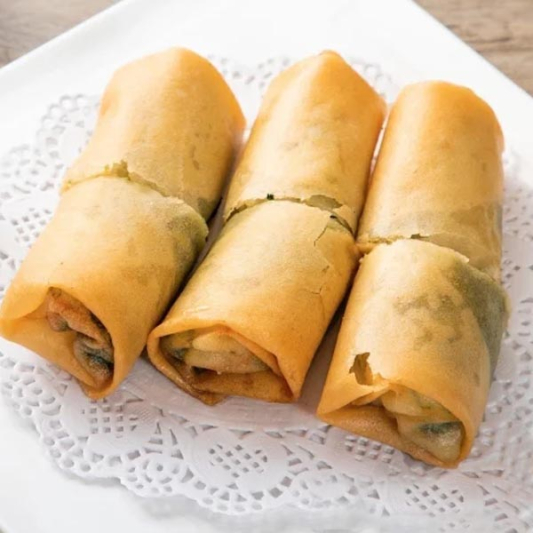 Vegetable Spring Roll (4 pcs) / 炸春卷 (4个)