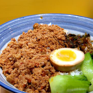 Mixed Sauce Rice with Soup