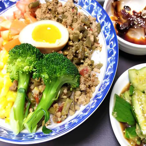 Spicy And Sour on Rice Combo