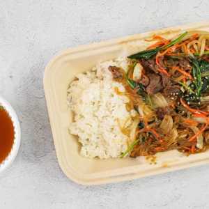 Japchae with Rice