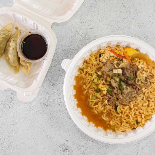 Beef Ramen Combo with Gyoza (3 pcs)