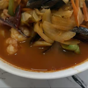 24. Spicy Seafood Soup with Rice / 짬뽕밥