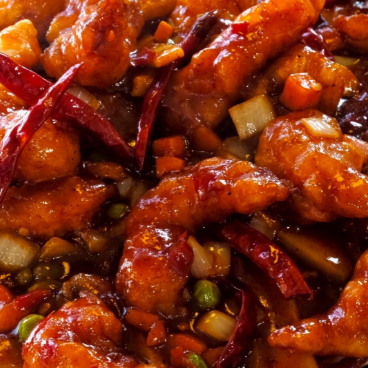 15. Fried Shrimp with Hot Pepper Sauce / 깐풍새우