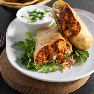 Butter Sauce Chicken Wrap