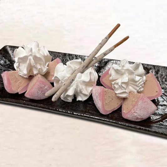 Strawberry Mochi Ice Cream