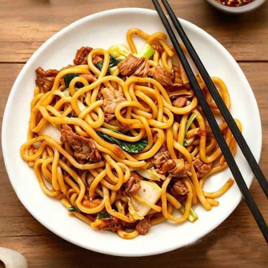 R05. Shanghai-Style Thick Fried Noodles Party Tray 上海粗炒 (派对)