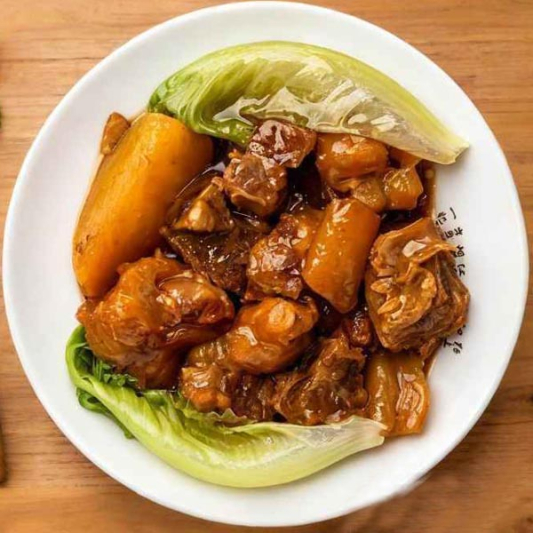 Q07. Braised Beef Brisket in Chu Hou Sauce 柱侯牛腩