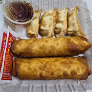 Gyoza (4 pcs) & Egg Rolls (2 pcs)