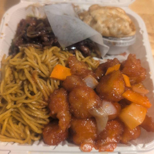 Sweet & Sour Chicken and Mongolian Beef