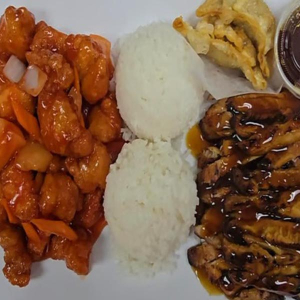 Chicken Teriyaki and Sweet & Sour Chicken 