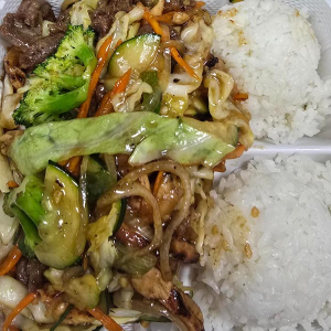 Beef and Chicken Stir-Fry