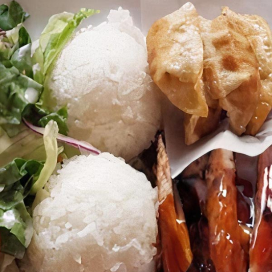 Chicken Teriyaki & Gyoza (4 pcs)