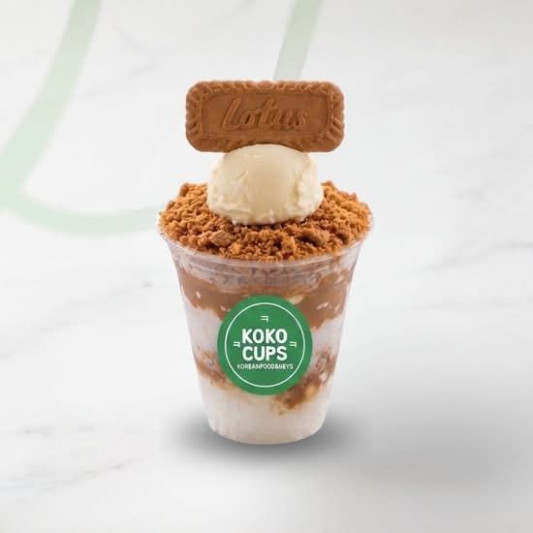 8. Lotus Biscoff Shaved Ice