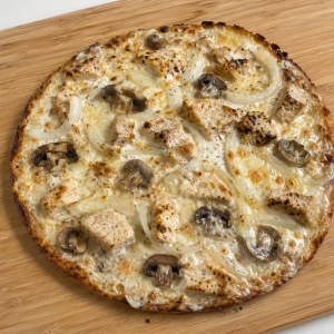 Chicken Alfredo Pizza