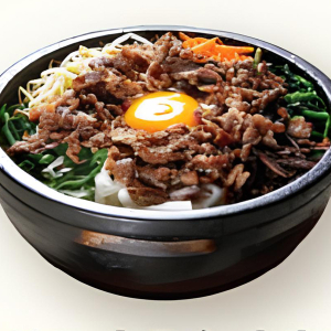 Hot Stone Beef Bibimbap 소불고기 돌솥비빔밥