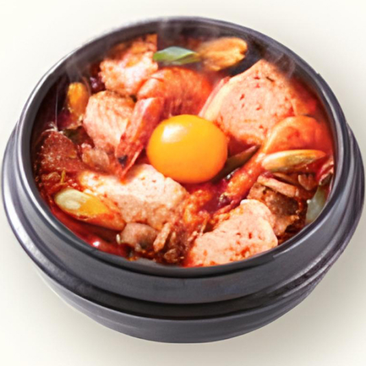 Beef & Seafood Soft Tofu Soup 섞어순두부