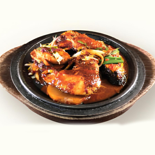 Braised Black Cod 은대구조림