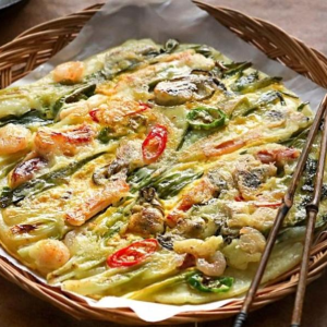 16. Korean Seafood Pancake 해물파전