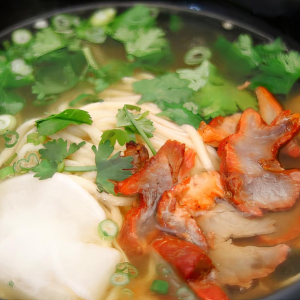 110. BBQ Pork Noodles 蜜汁叉烧面