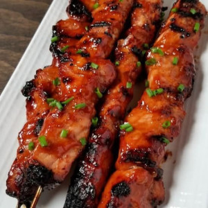 Pork BBQ Skewers (3 pcs)