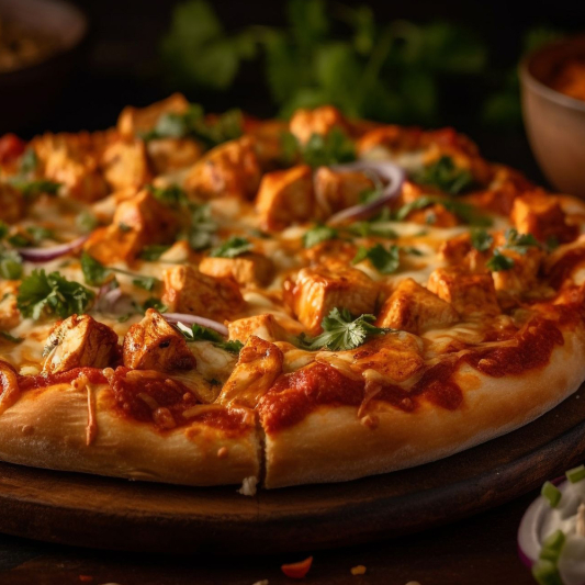 Paneer Tikka Pizza