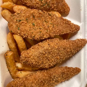 Chicken Strips with French Fries