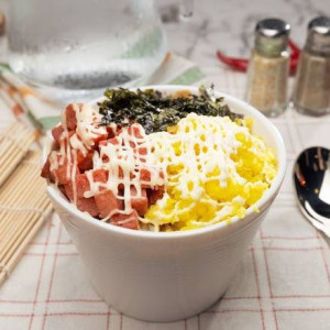 Spam Mayo Rice Bowl