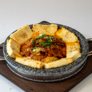 Stir-Fried Spicy Pork Kimchi Tofu