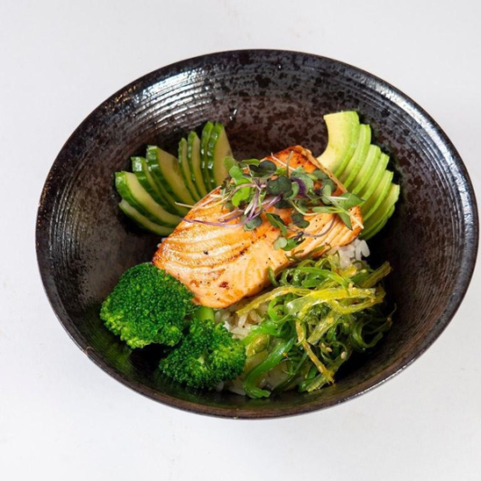 Salmon Teriyaki Bowl