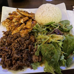 30. Beef Teriyaki Plate with Salad