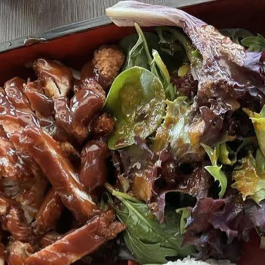 33. Chicken Katsu Plate with Salad
