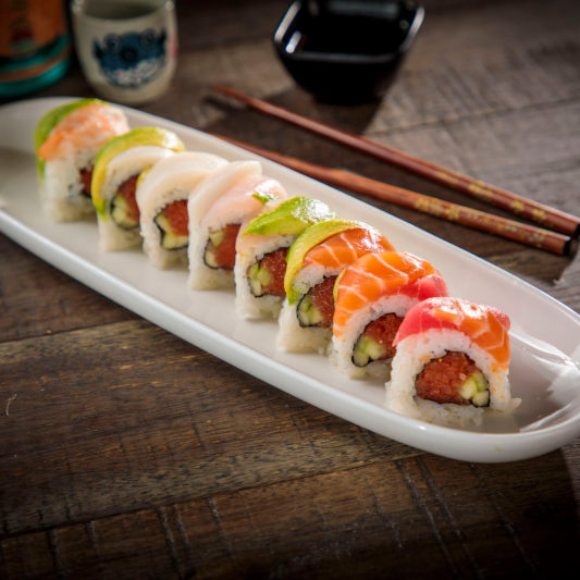 Rainbow Spicy Tuna Roll (Lunch)