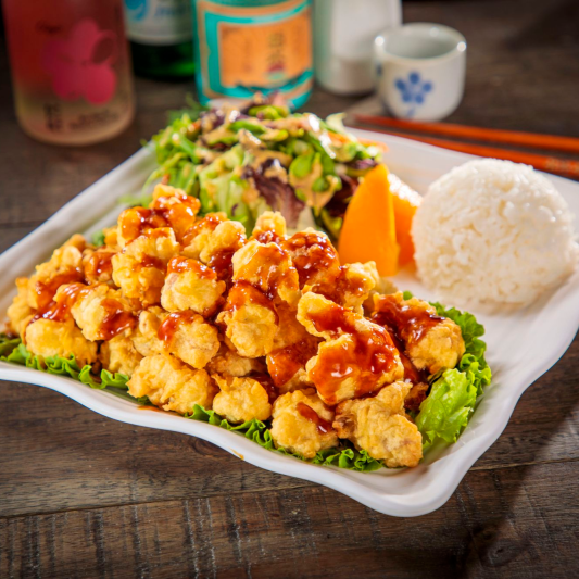 Sesame Chicken Dinner