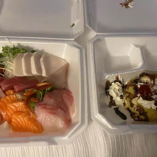 3. Large Sashimi Plate (20 pcs)