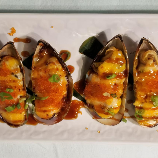 Baked Mussels (4 pcs)
