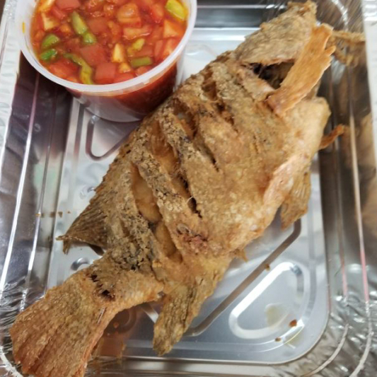 35. Crispy Fish with Sweet & Sour Sauce / 五柳汁脆皮魚