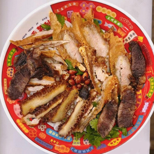 Triple Topping Rice Noodles 三拼米粉