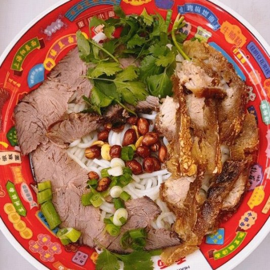 Double Topping Rice Noodles 双拼米粉