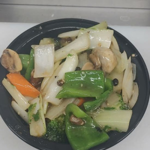 Mixed Vegetables with Black Bean Sauce
