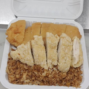 C25. Chicken Soo Gai and Lemon Chicken