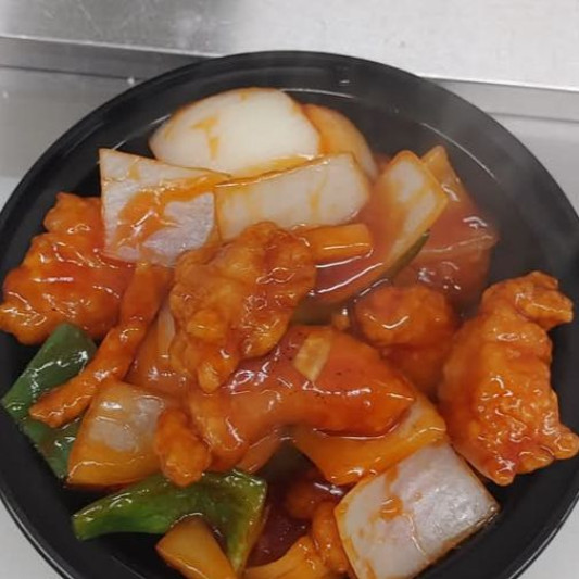 Sweet and Sour Chicken (Hong Kong Style)